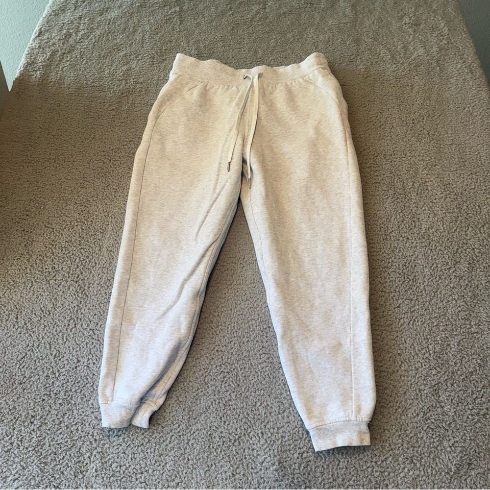 Lululemon Scuba High-Rise Jogger *Fleece 28"Heathered Core Ultra Light Grey 12